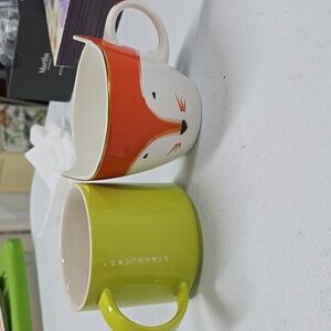 Starbucks and foxy mugs